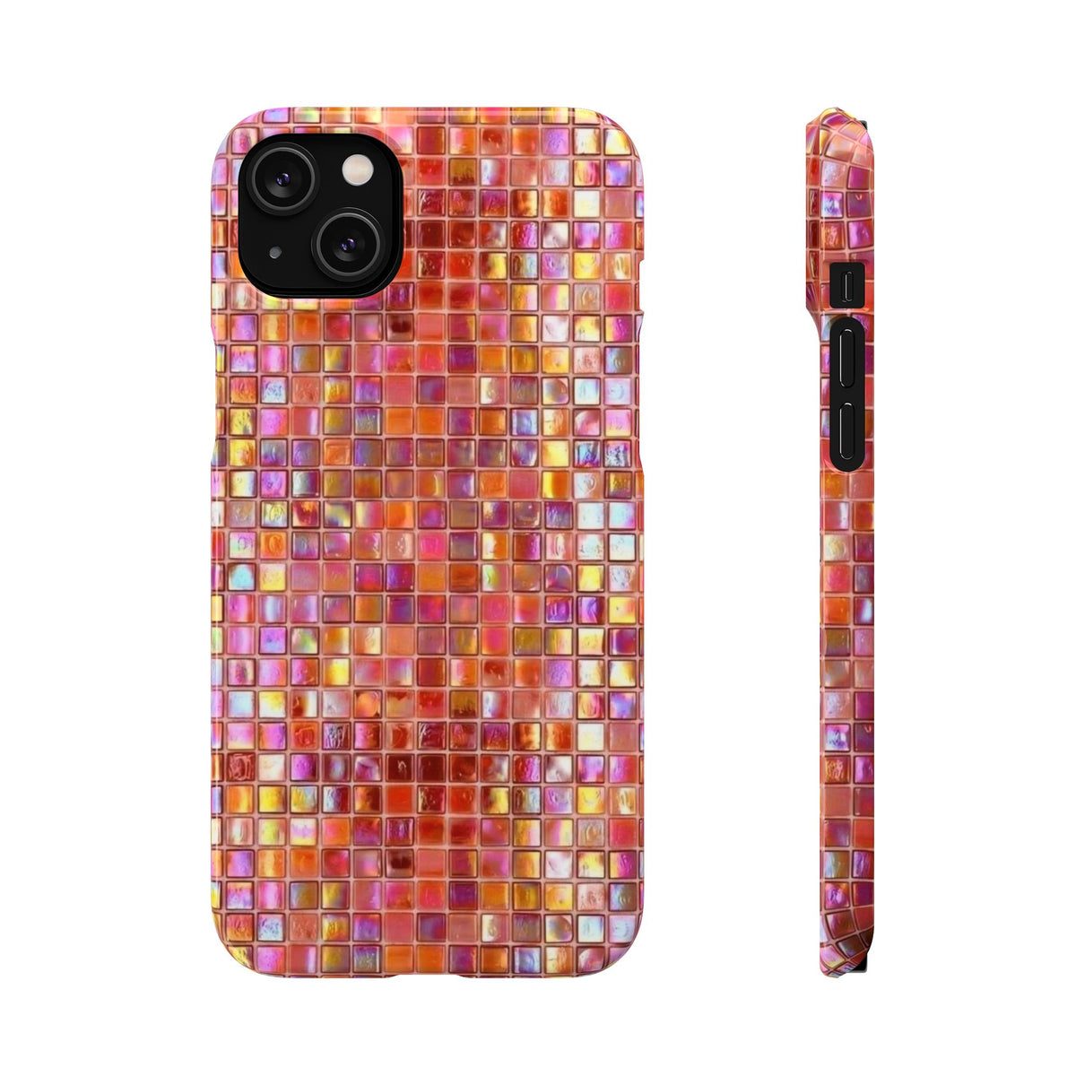 Iridescent Pink Mosaic