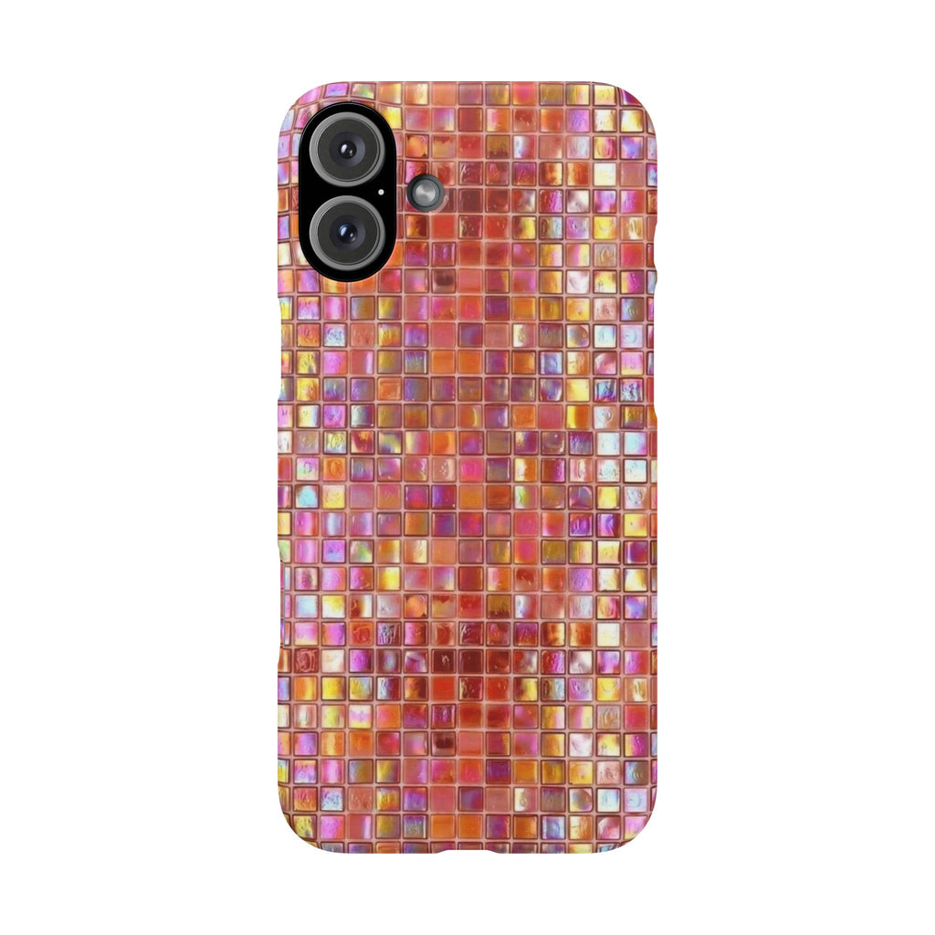 Iridescent Pink Mosaic