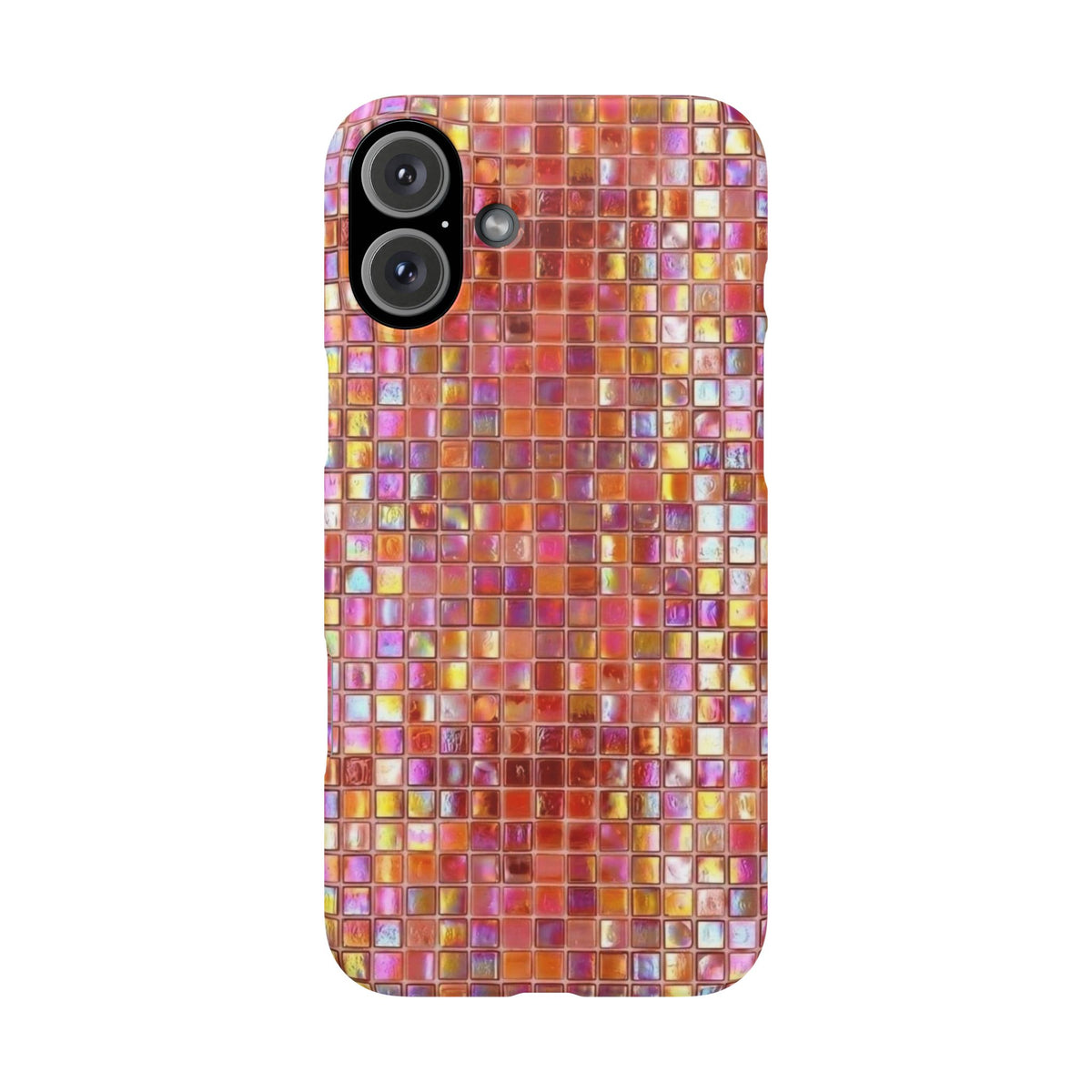 Iridescent Pink Mosaic