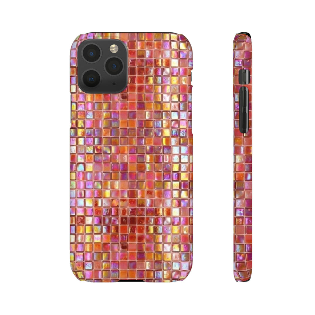 Iridescent Pink Mosaic