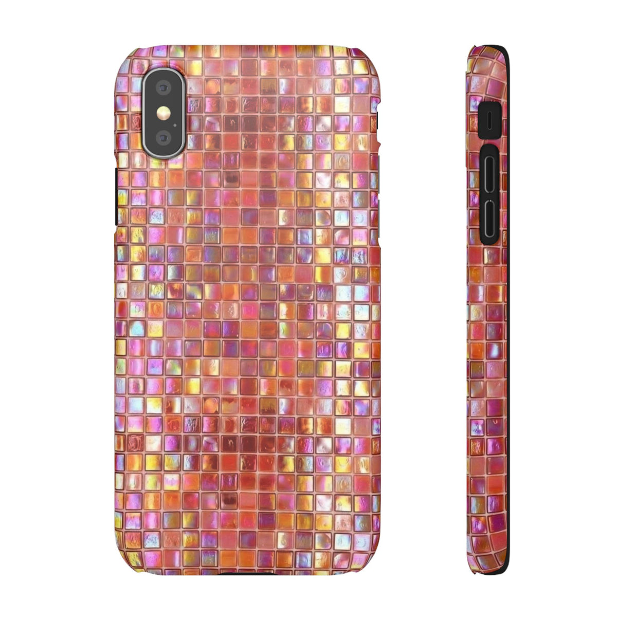 Iridescent Pink Mosaic
