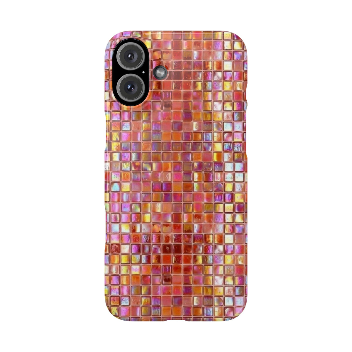Iridescent Pink Mosaic