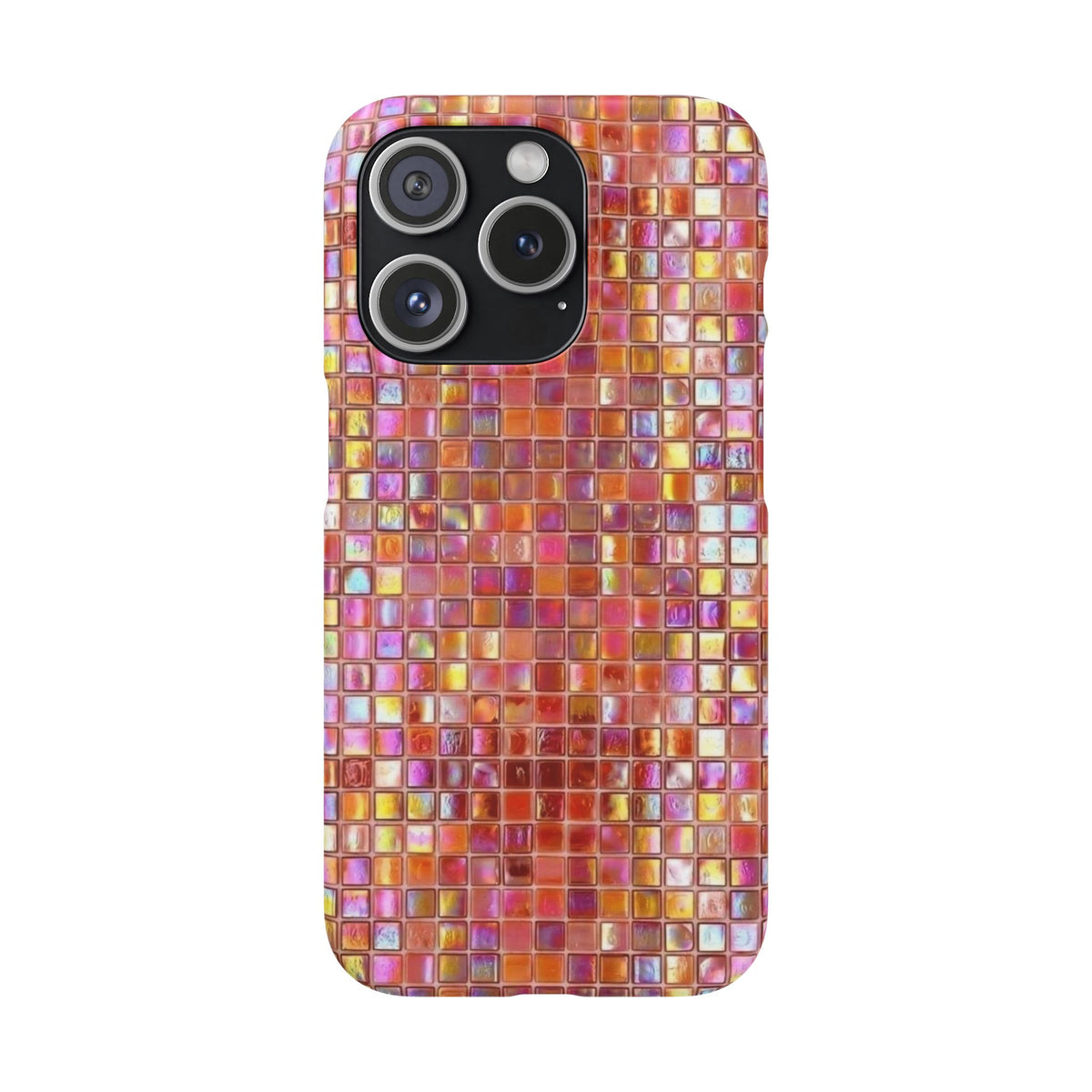 Iridescent Pink Mosaic