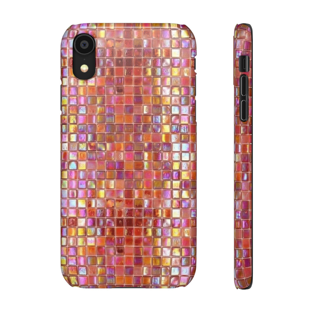 Iridescent Pink Mosaic