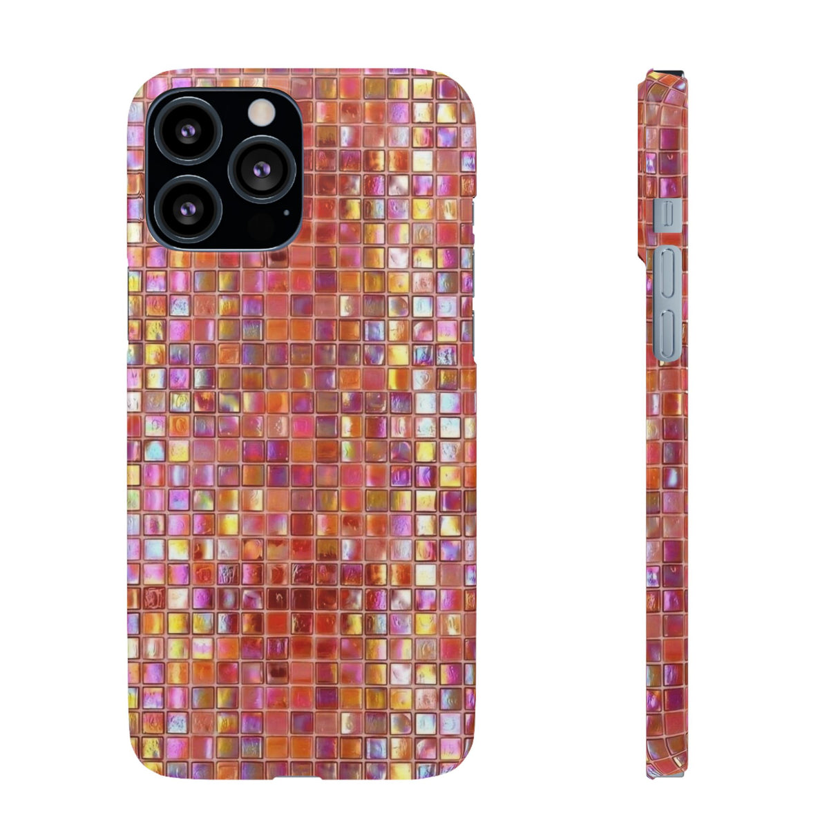 Iridescent Pink Mosaic