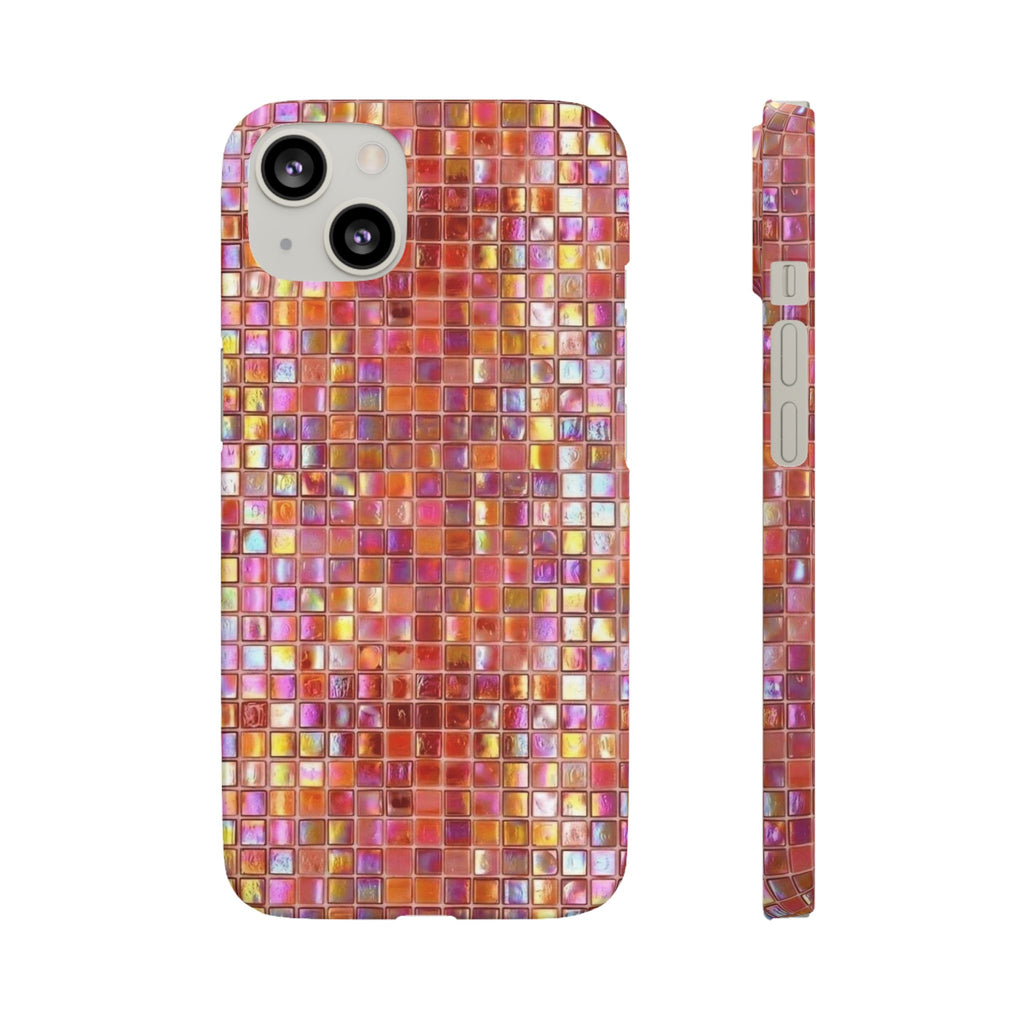 Iridescent Pink Mosaic