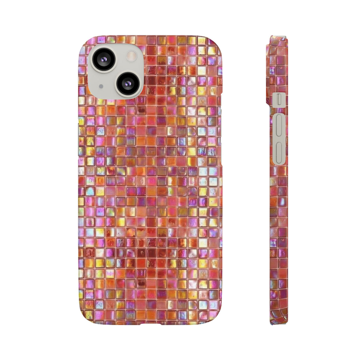 Iridescent Pink Mosaic