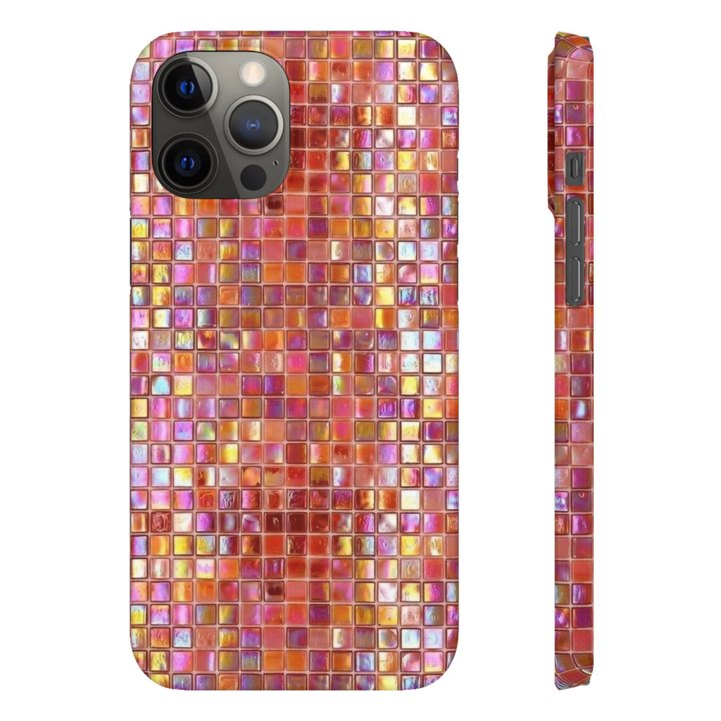 Iridescent Pink Mosaic