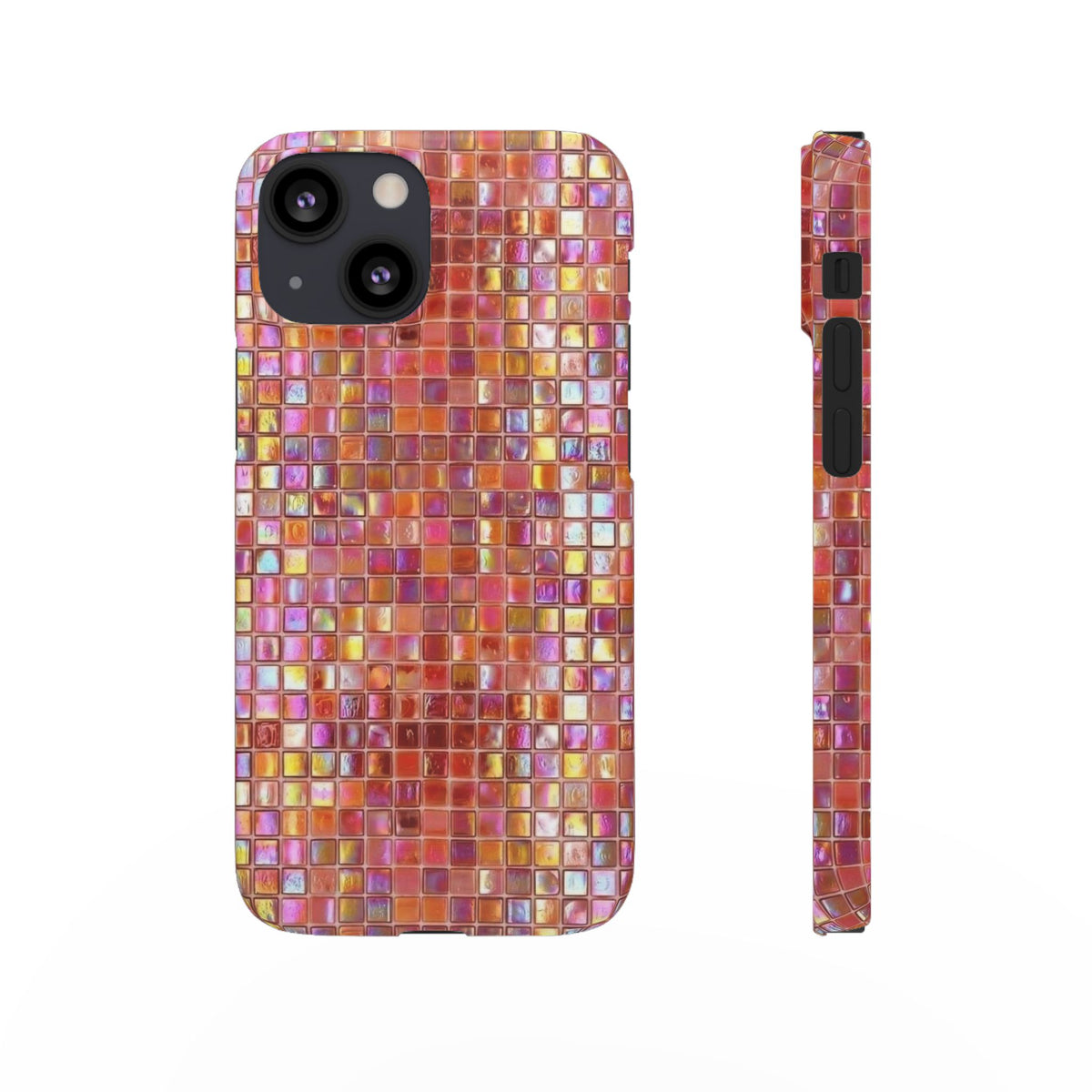 Iridescent Pink Mosaic