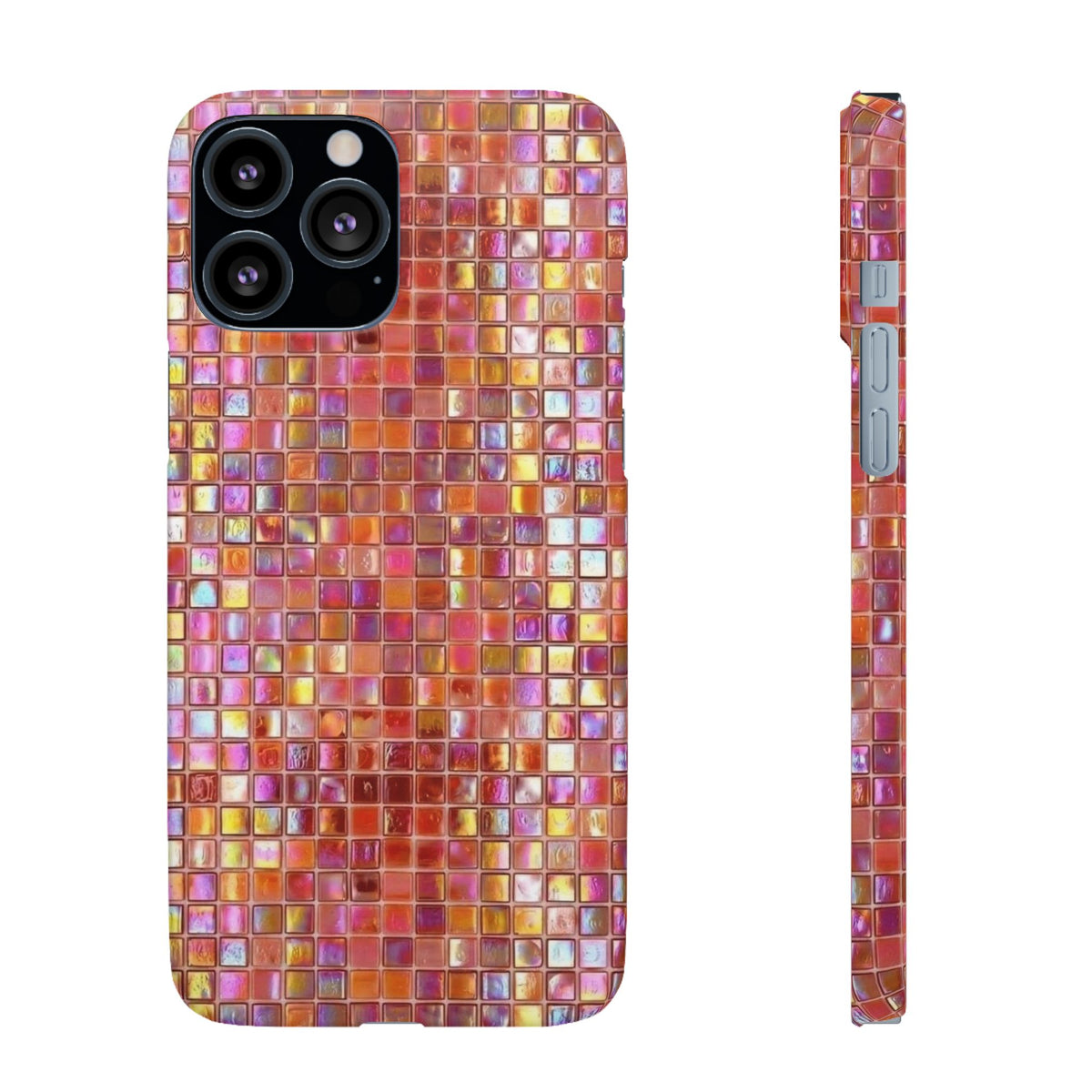 Iridescent Pink Mosaic