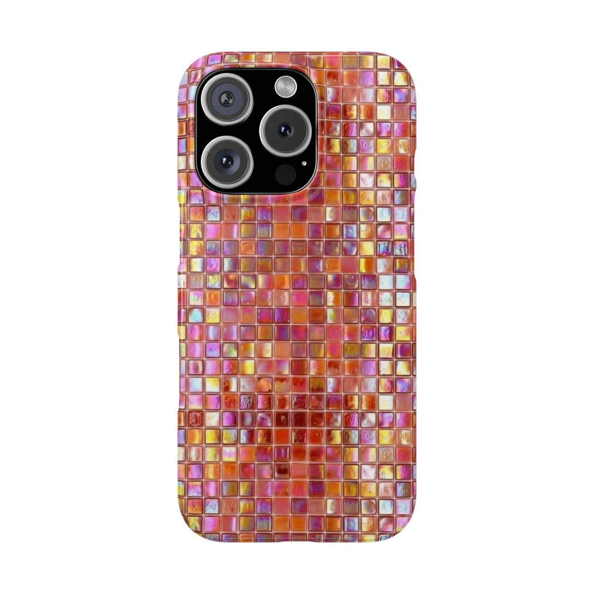 Iridescent Pink Mosaic