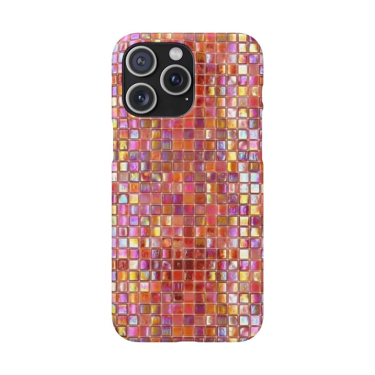 Iridescent Pink Mosaic