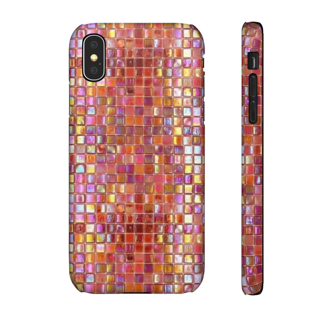 Iridescent Pink Mosaic
