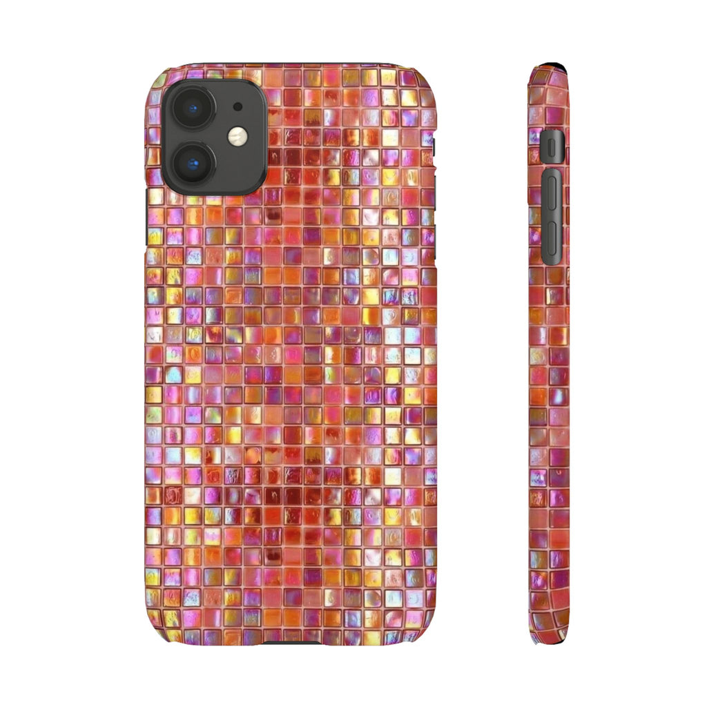Iridescent Pink Mosaic