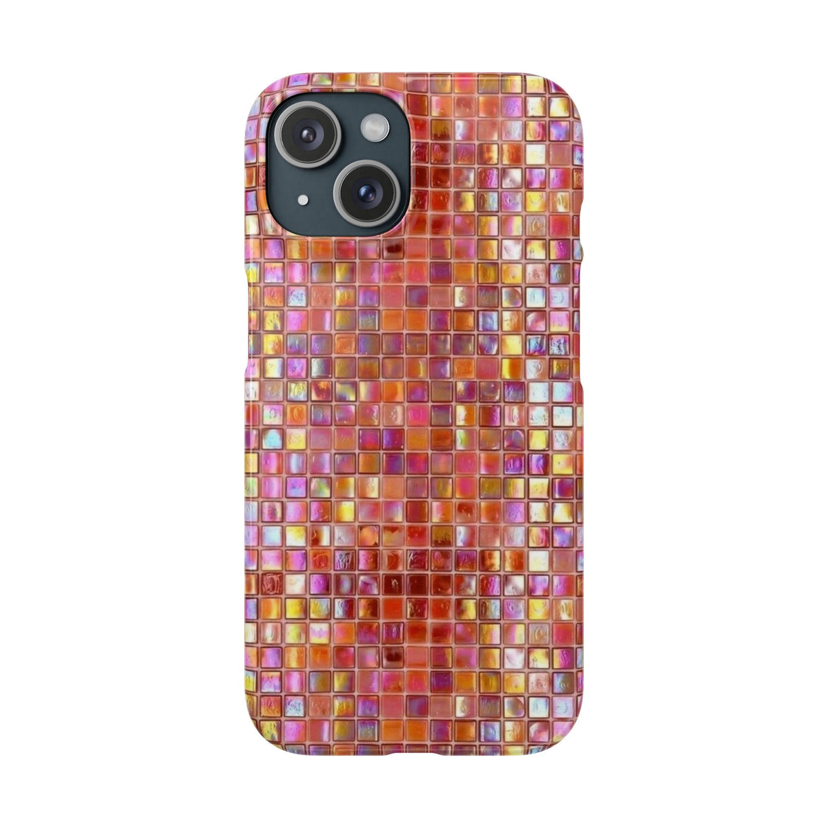 Iridescent Pink Mosaic