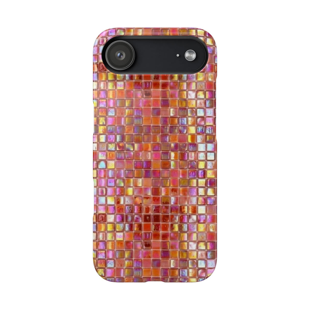 Iridescent Pink Mosaic