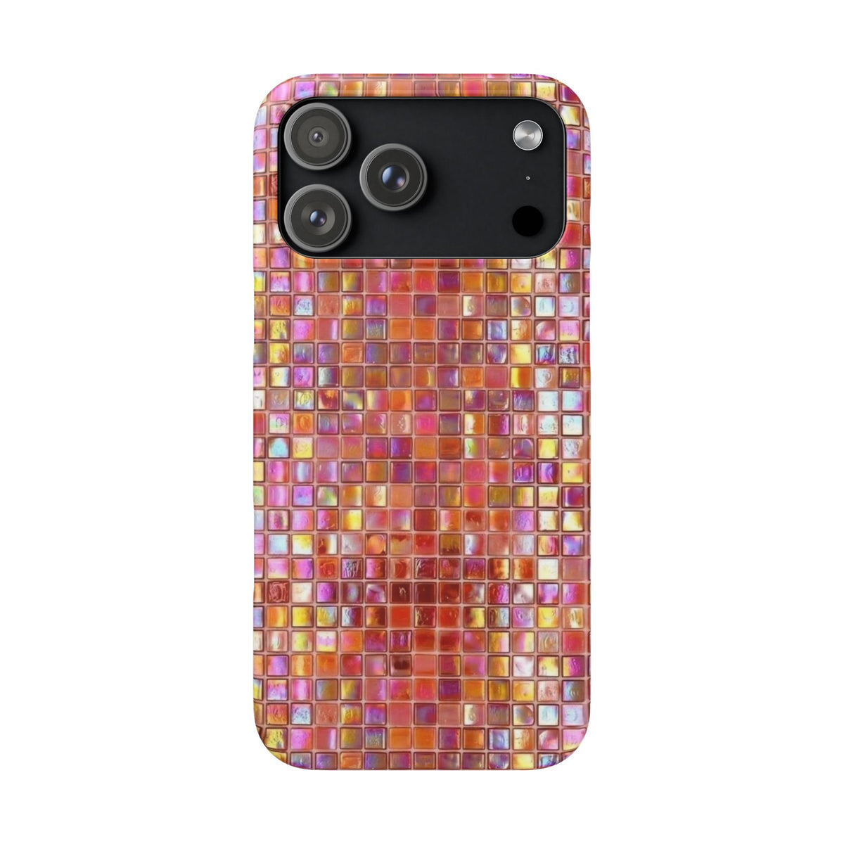 Iridescent Pink Mosaic