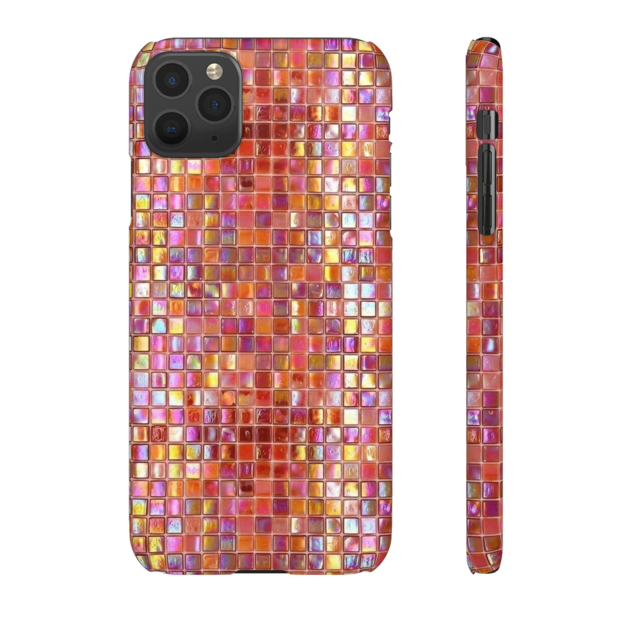 Iridescent Pink Mosaic