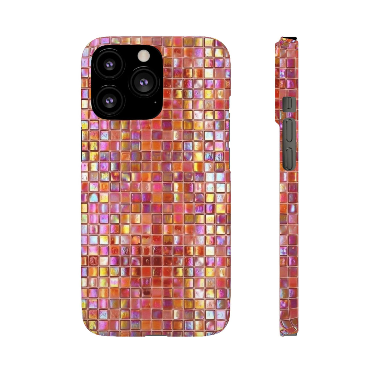 Iridescent Pink Mosaic