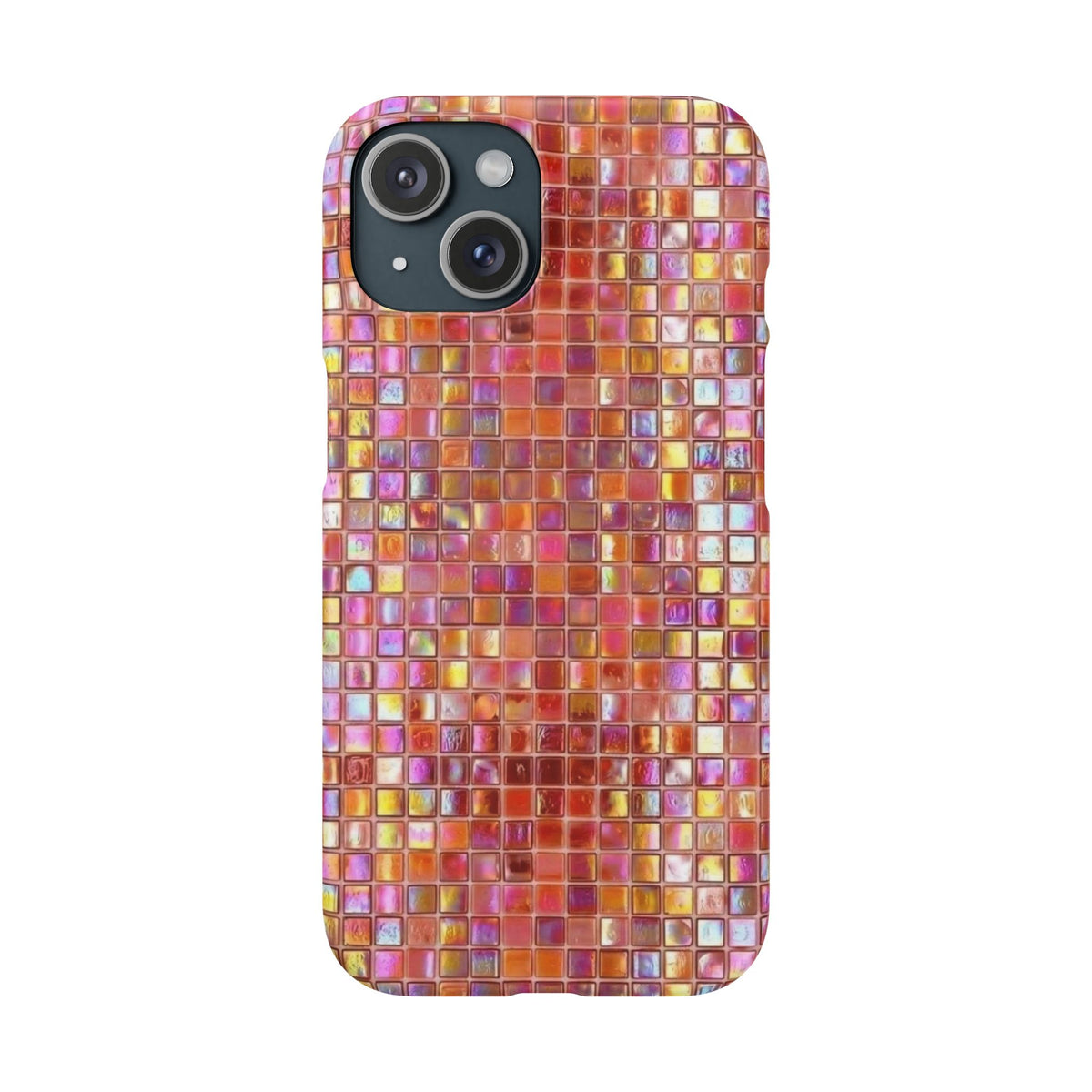 Iridescent Pink Mosaic