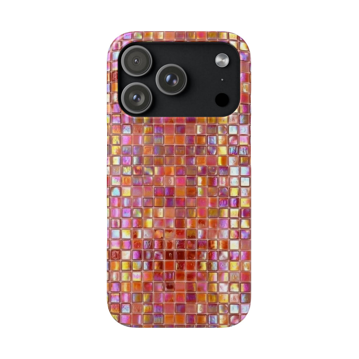 Iridescent Pink Mosaic