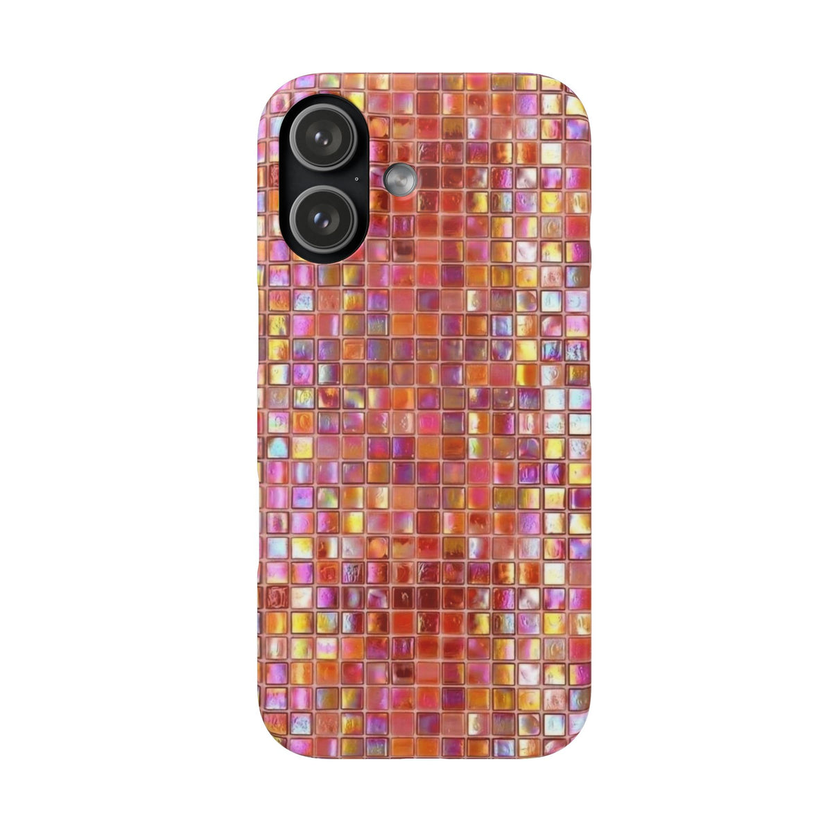Iridescent Pink Mosaic