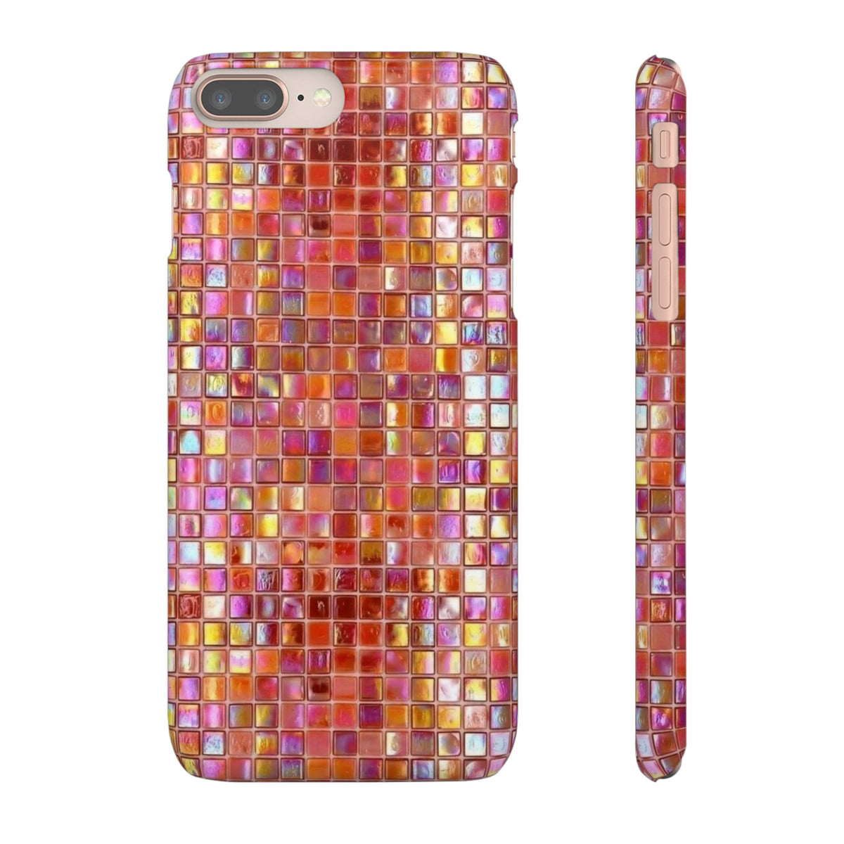 Iridescent Pink Mosaic