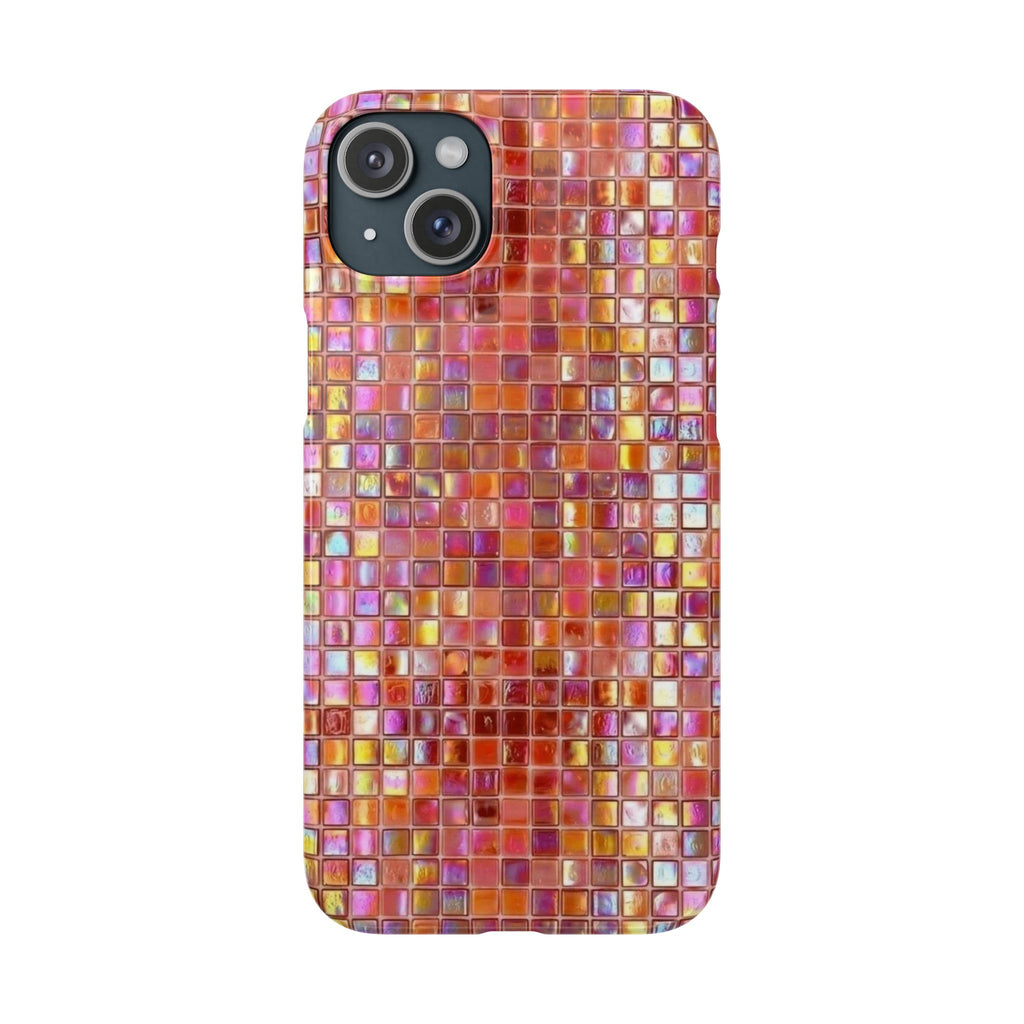 Iridescent Pink Mosaic