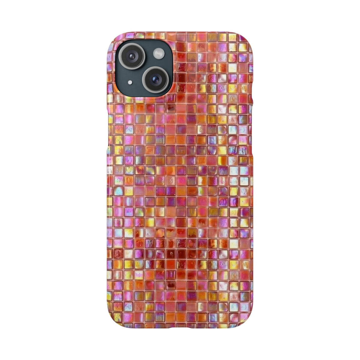 Iridescent Pink Mosaic