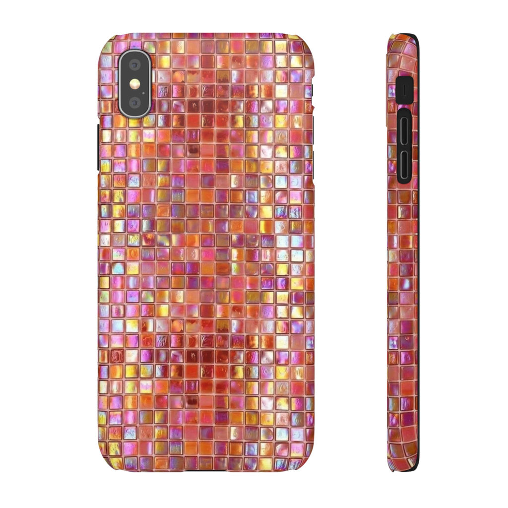 Iridescent Pink Mosaic