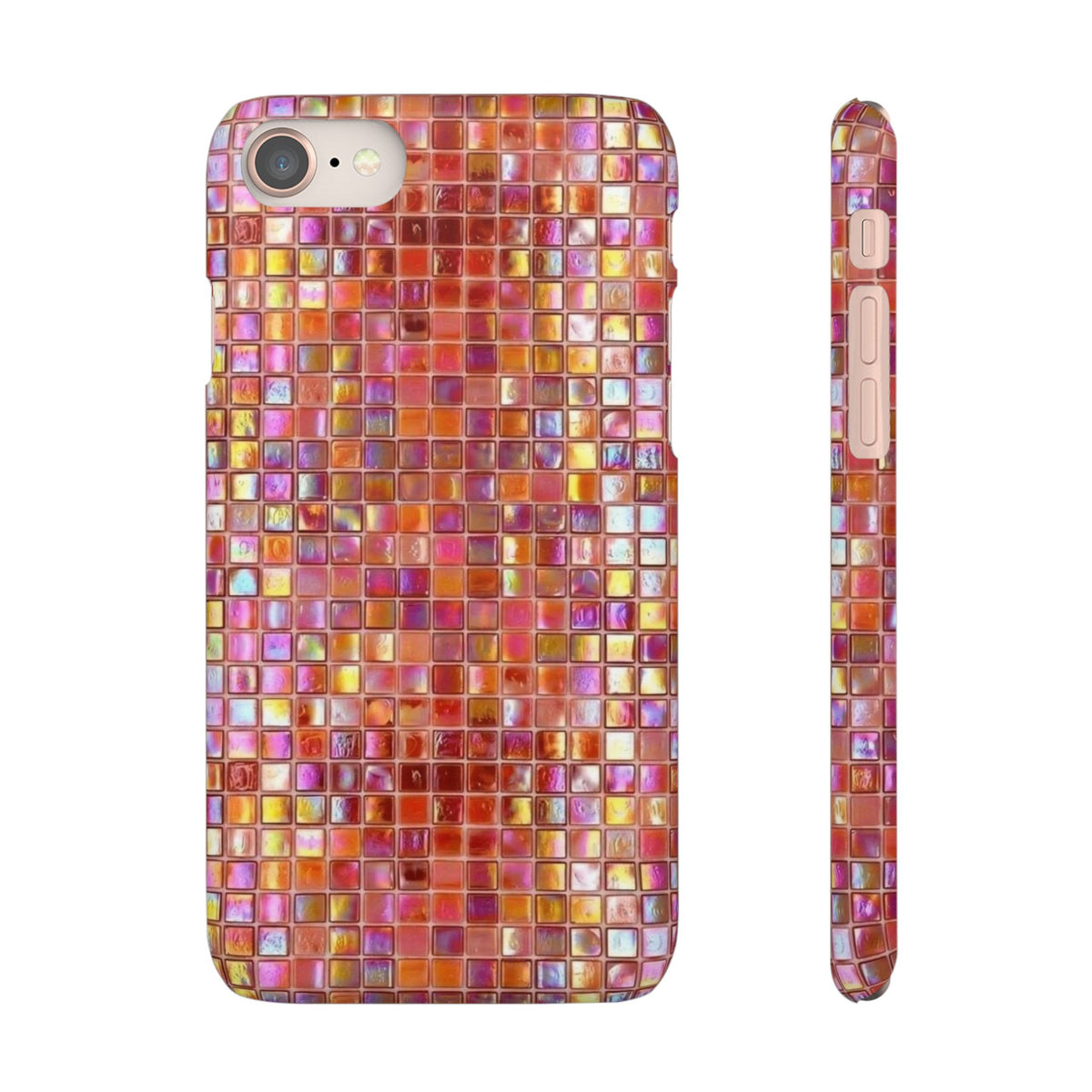 Iridescent Pink Mosaic