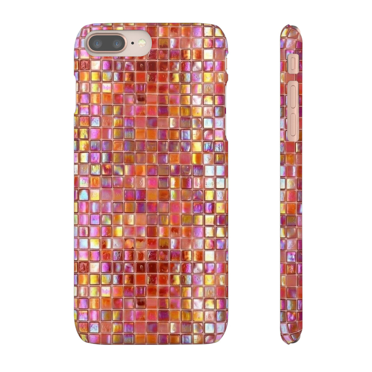 Iridescent Pink Mosaic
