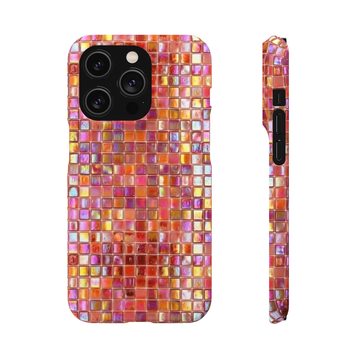Iridescent Pink Mosaic