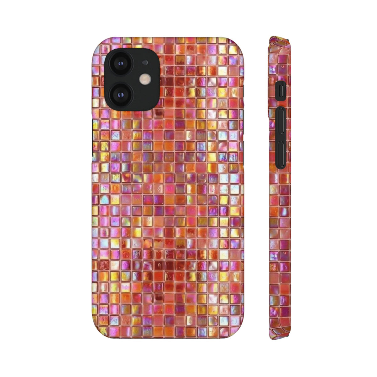 Iridescent Pink Mosaic