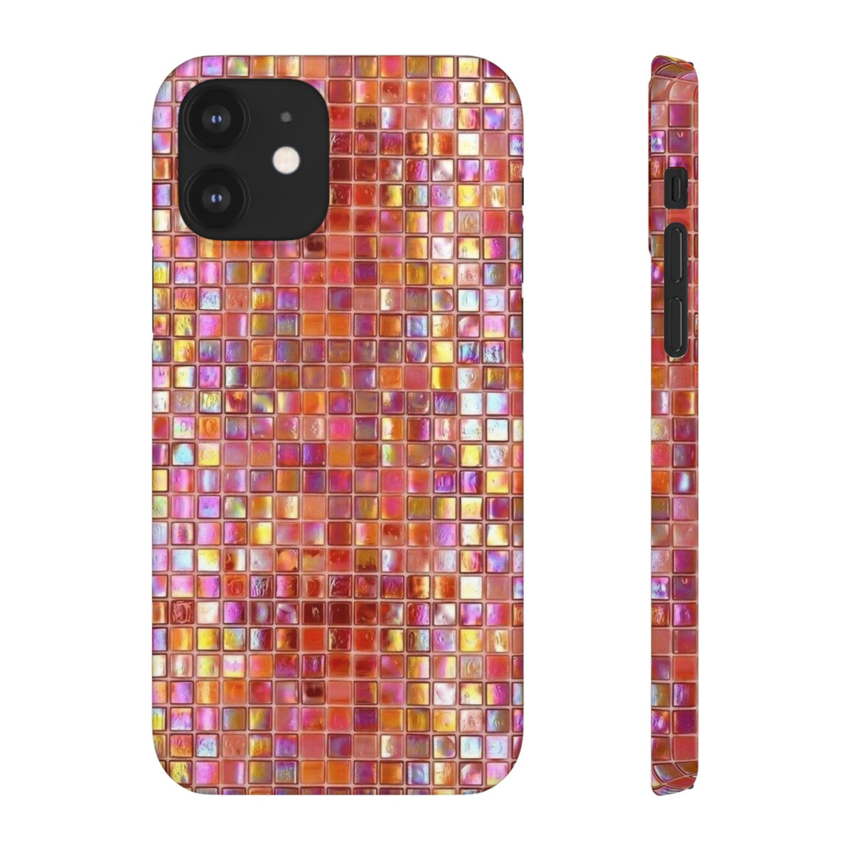 Iridescent Pink Mosaic