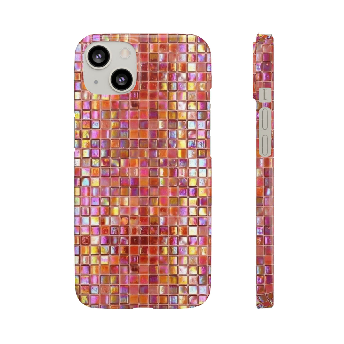 Iridescent Pink Mosaic