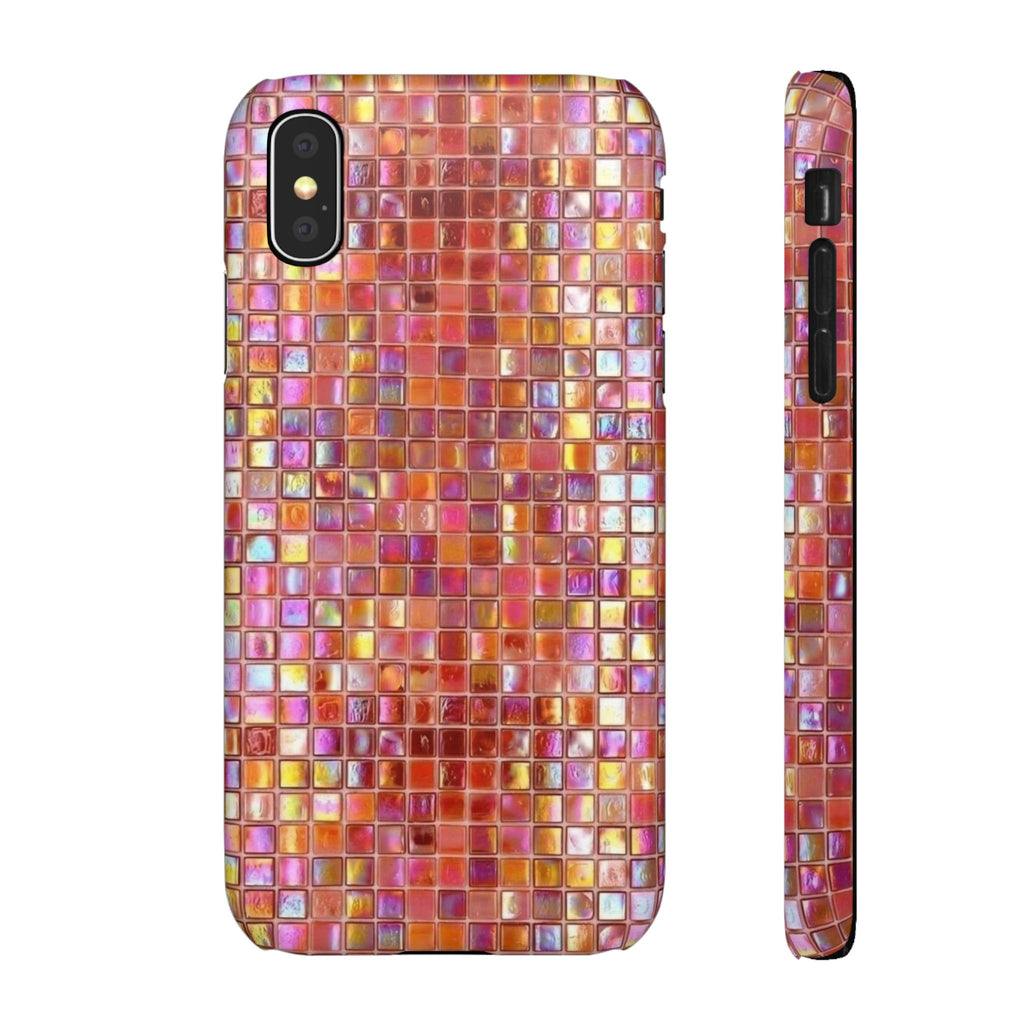 Iridescent Pink Mosaic