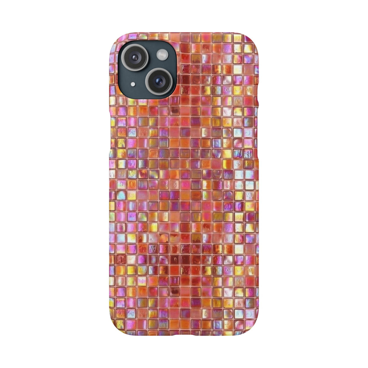 Iridescent Pink Mosaic