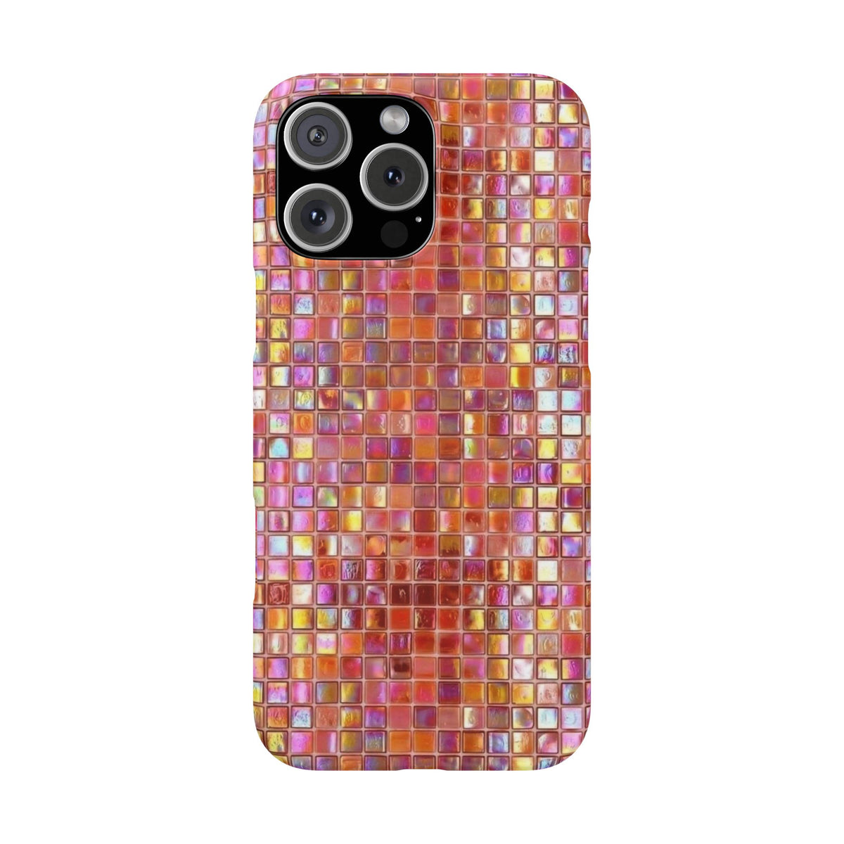 Iridescent Pink Mosaic