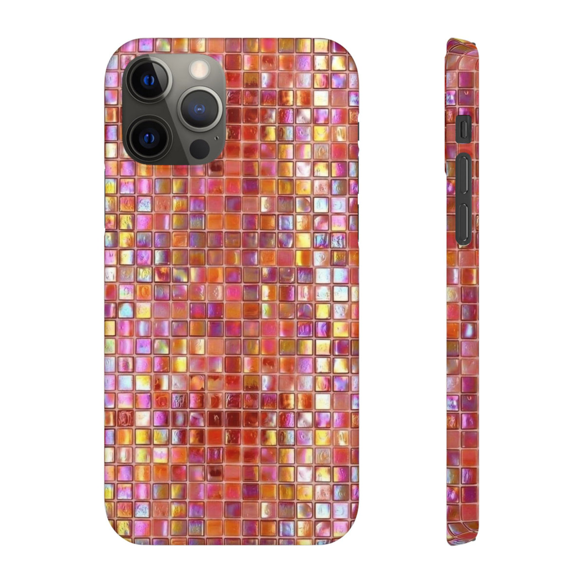 Iridescent Pink Mosaic