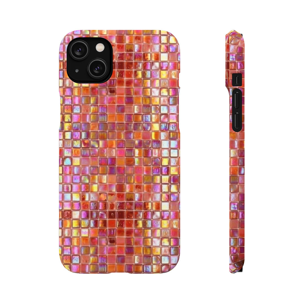 Iridescent Pink Mosaic