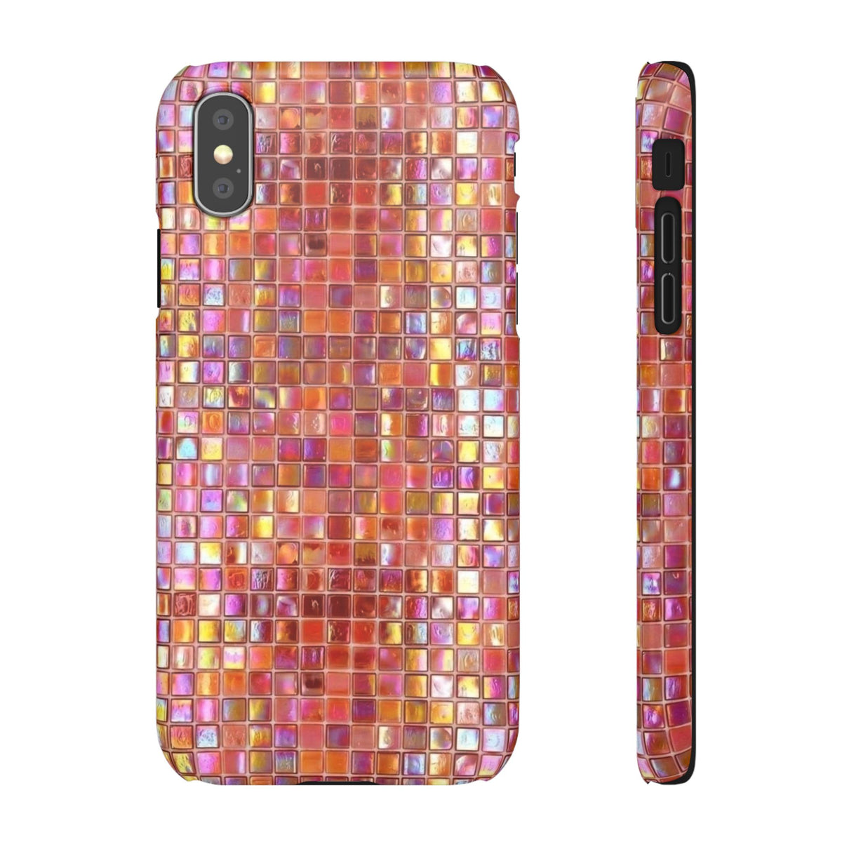 Iridescent Pink Mosaic