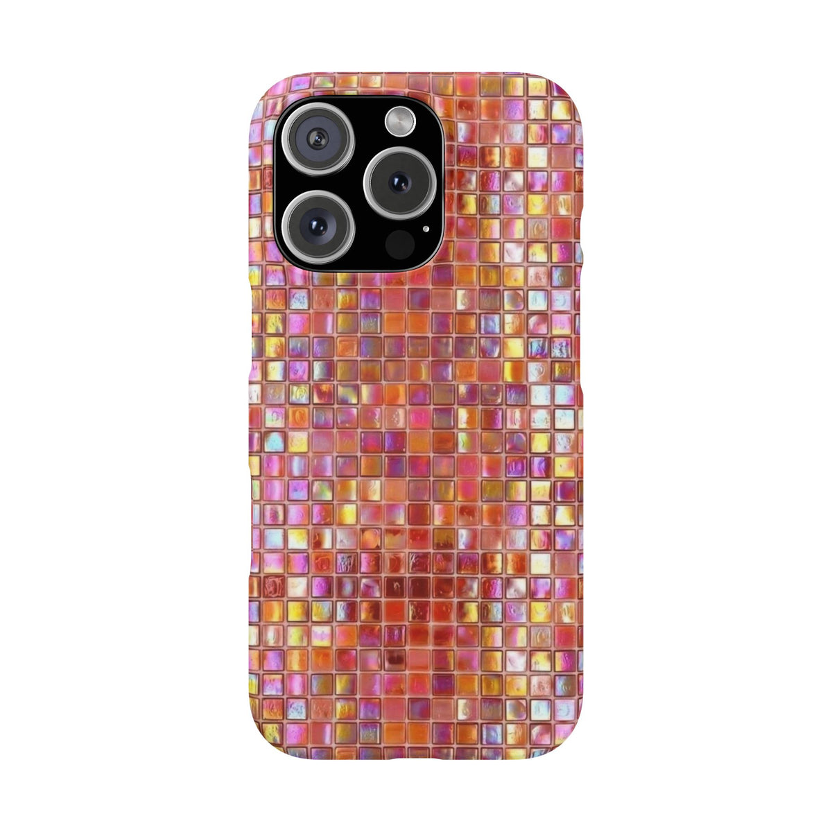 Iridescent Pink Mosaic