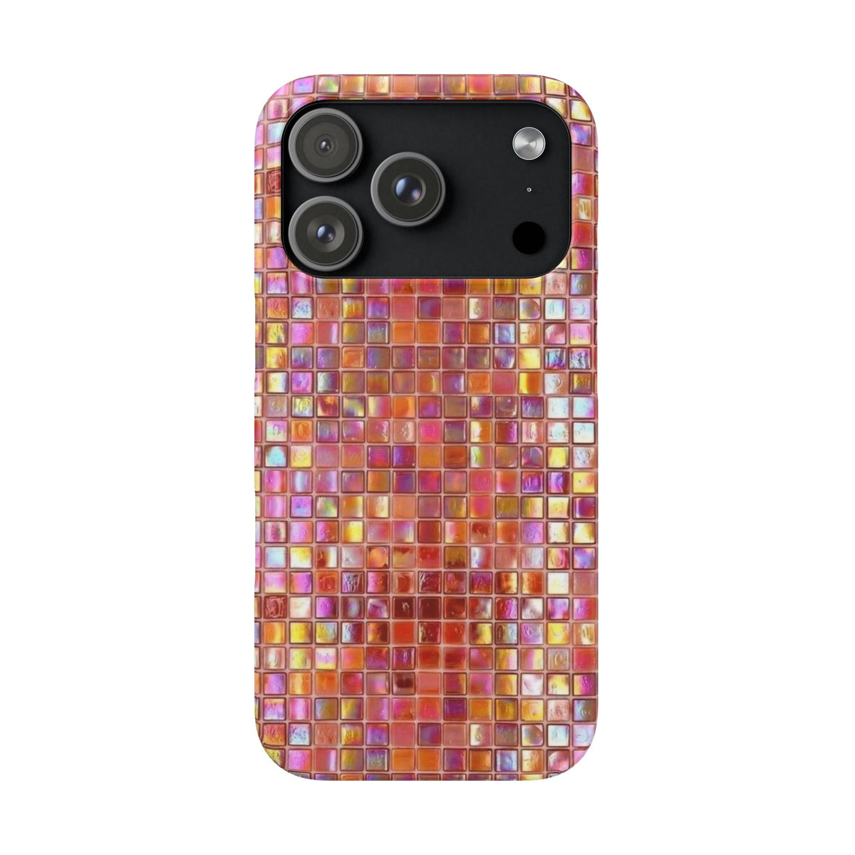 Iridescent Pink Mosaic