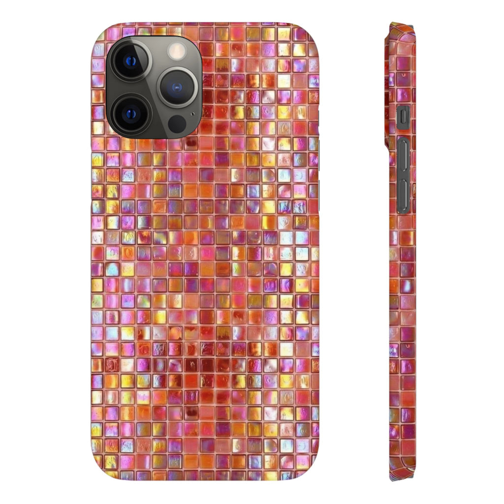 Iridescent Pink Mosaic