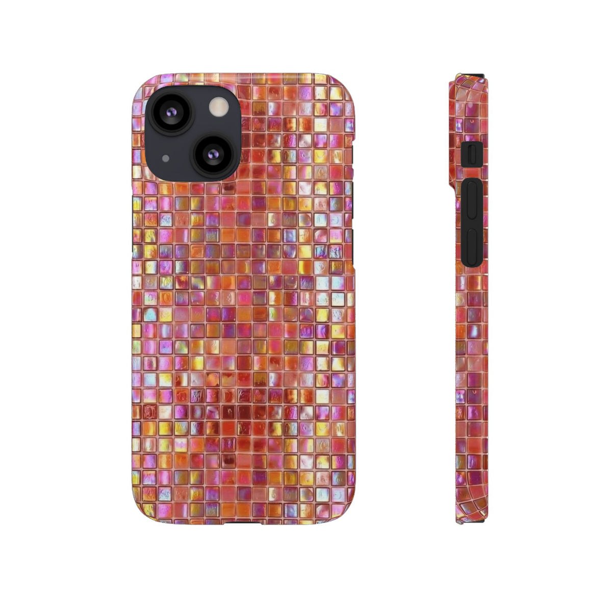 Iridescent Pink Mosaic
