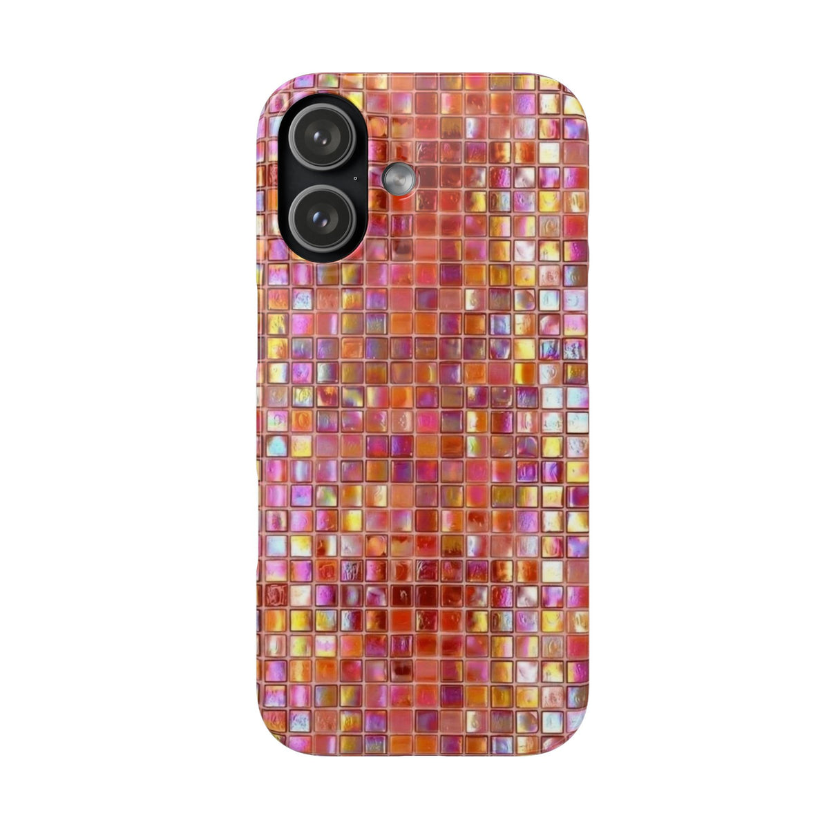 Iridescent Pink Mosaic