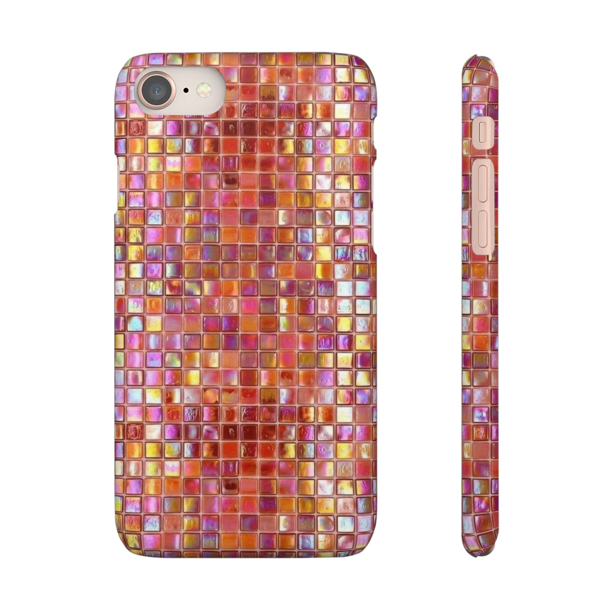 Iridescent Pink Mosaic
