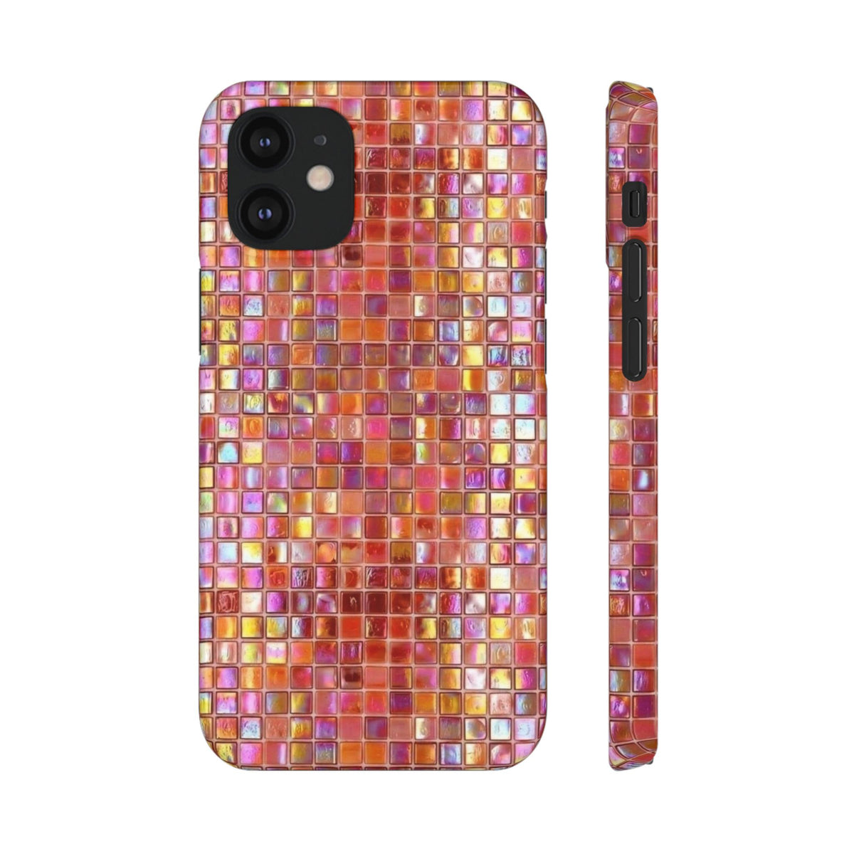 Iridescent Pink Mosaic