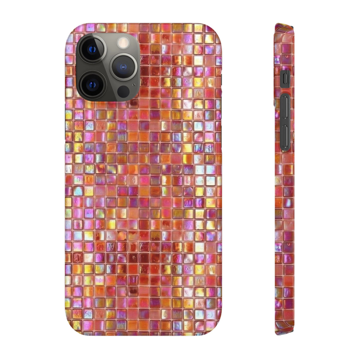 Iridescent Pink Mosaic
